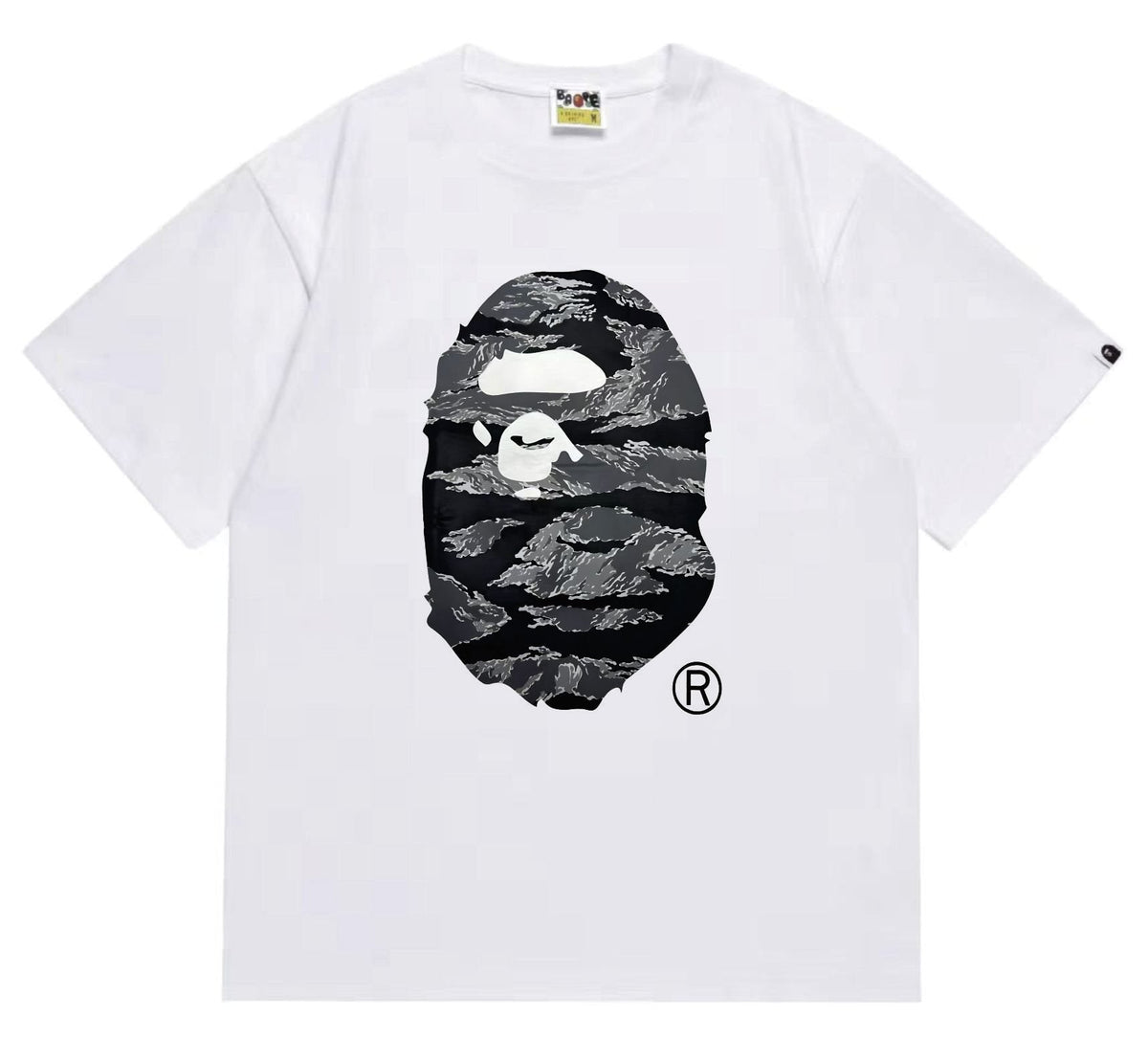 BAPE Front-and-Back Graphic Short-Sleeve T-Shirt — front